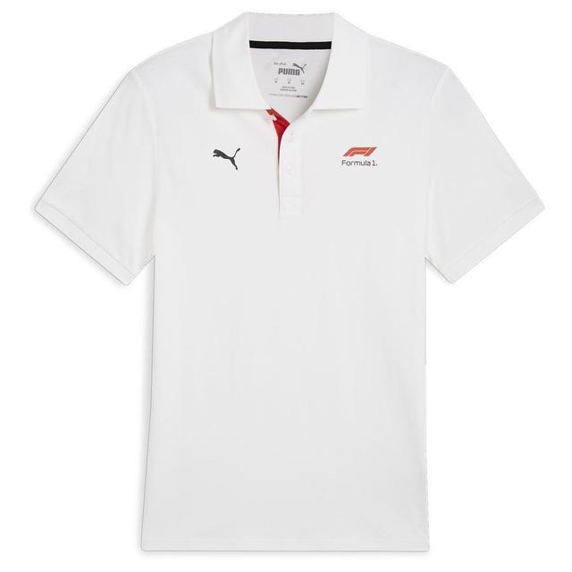 PUMA F1 Polo - Blanc, pointure Large on Productcaster.