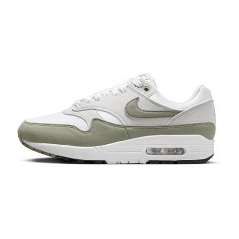 Nike Air Max 1 Women's Shoes WHITE/LIGHT ARMY-NEUTRAL GREY-BLACK, Größe 38½ on Productcaster.