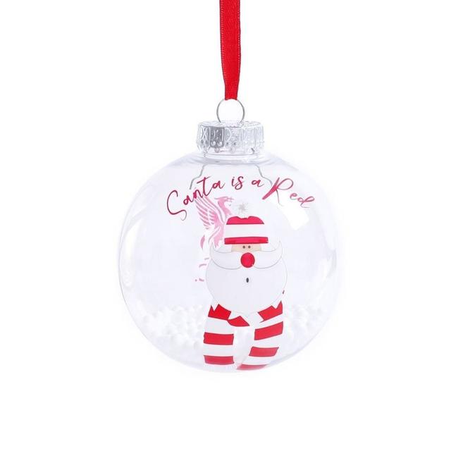 Liverpool Christmas Baubles Santa 1-pak - White/red - Liverpool Fc, size One Size on Productcaster.