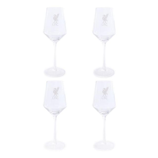 Liverpool Wine Glasses Liverbird 4-pack - Clear - Liverpool Fc, size One Size on Productcaster.