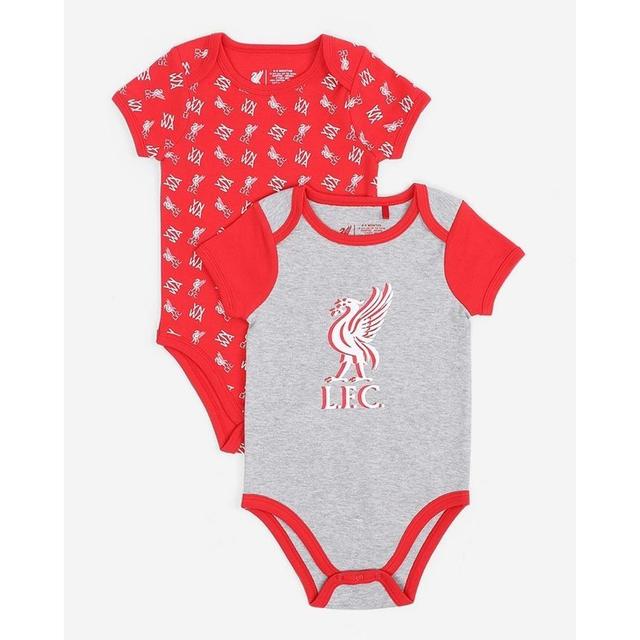 Liverpool Baby Onesies Liverbird - Grey/red - Liverpool Fc, size 6-9 months/72 cm on Productcaster.