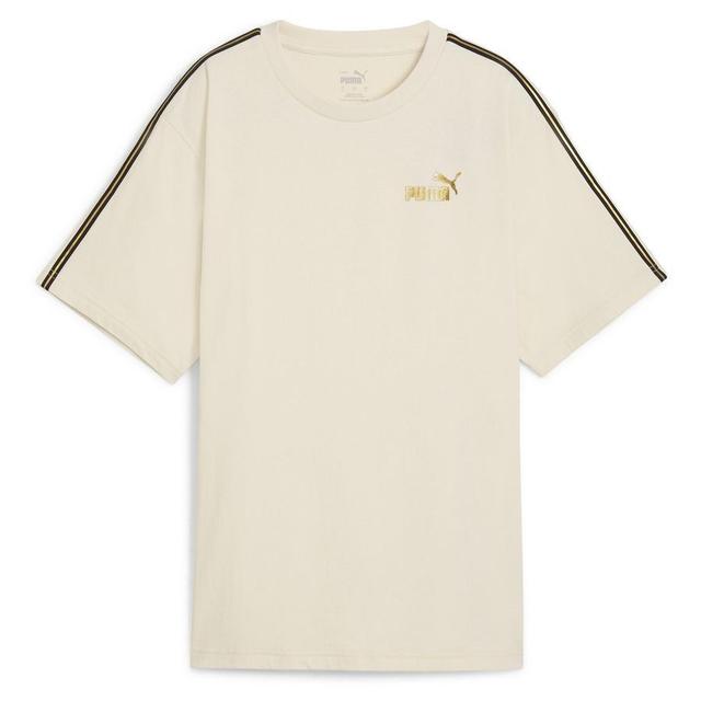 PUMA Ess Tape Minimal Gold T-shirt, pointure Small on Productcaster.