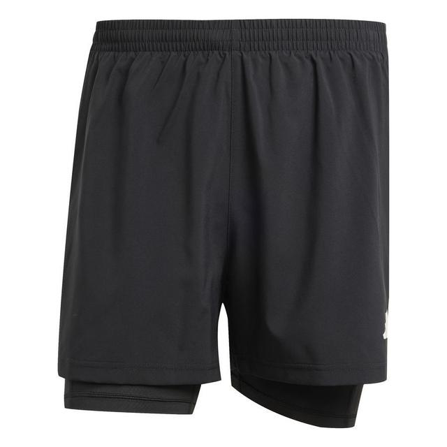 adidas Running Shorts Own The Run Climacool 2in1 - Black, size Medium on Productcaster.