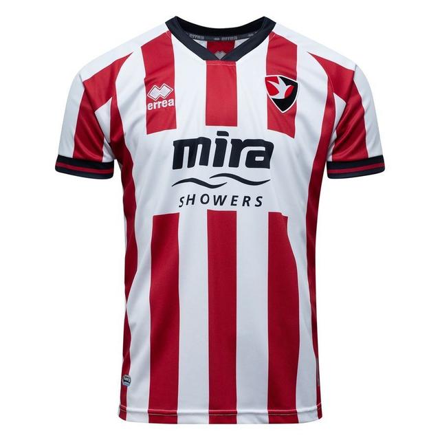 Cheltenham Town F.C. Home Shirt 2024/25 - Errea, size Medium on Productcaster.