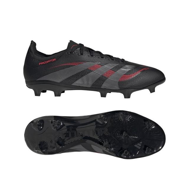 adidas Predator League Fg/ag Stealth Victory - Core Black/grey Four/lucid Red, size 43⅓ on Productcaster.