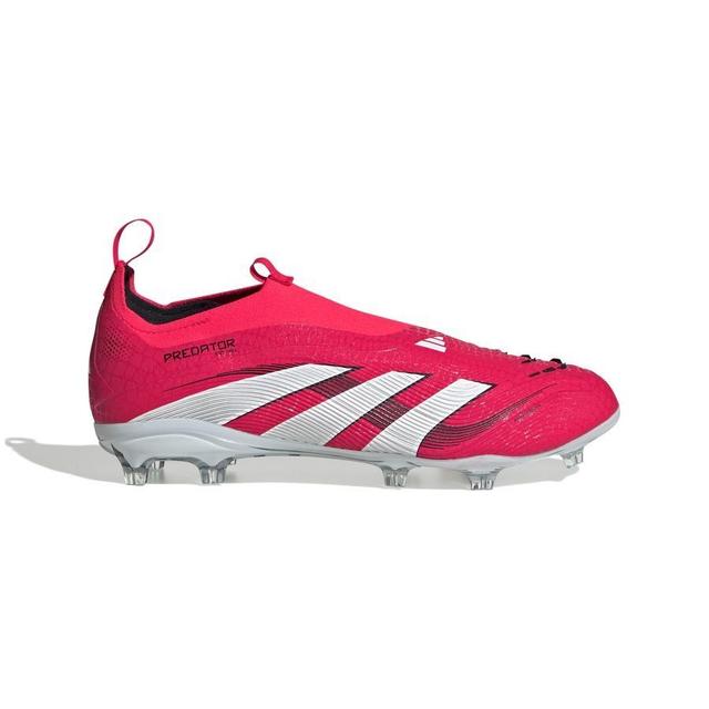 adidas Predator Elite Laceless Fg Pure Victory - Lucid Red/footwear White/core Black Kids - Grass (Fg), size 36⅔ on Productcaster.