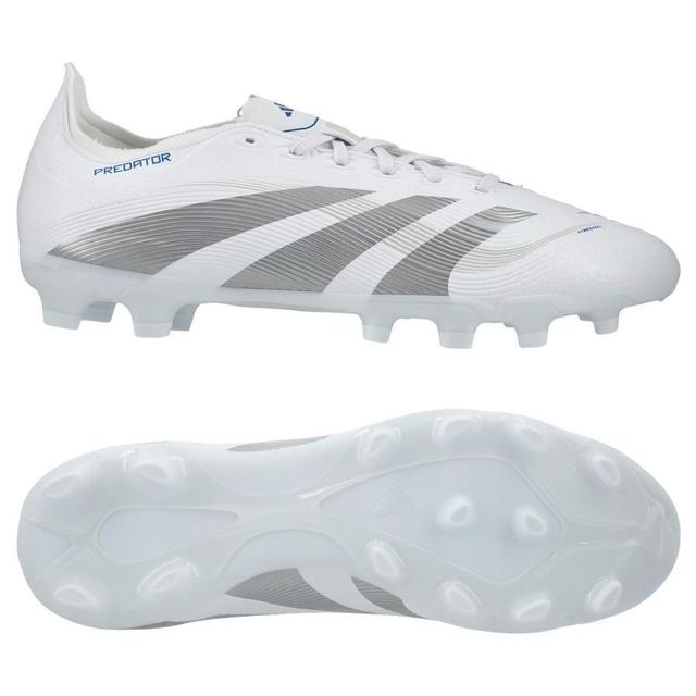 adidas Predator League Mg Polar Victory - Footwear White/silver Metallic/bright Royal, size 46⅔ on Productcaster.