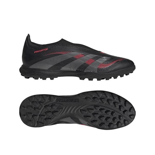 adidas Predator League Laceless TF Stealth Victory - Sort/Grå/Rød - Turf (TF), størrelse 48 on Productcaster.