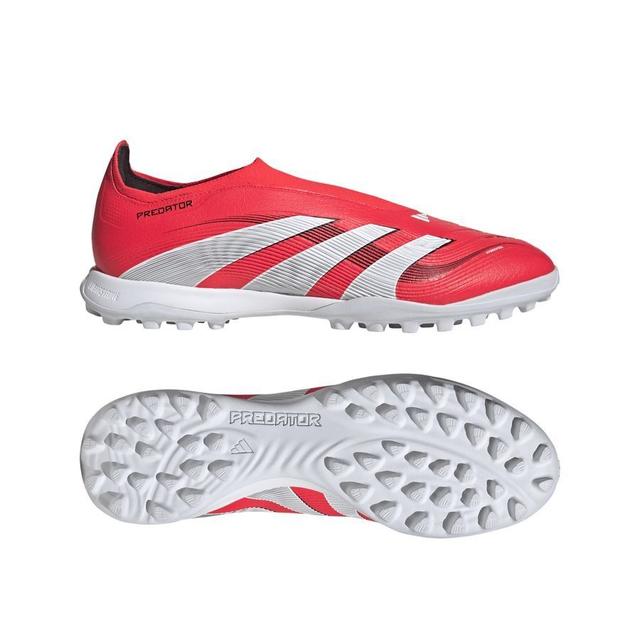 adidas Predator League Laceless Tf Pure Victory - Lucid Red/hvit/sort - Turf (Tf), størrelse 38 on Productcaster.