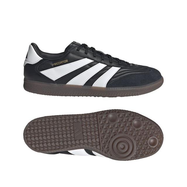 adidas Predator Freestyle In Stealth Victory - Core Black/footwear White/gold Metallic - Indoor (Ic), size 44⅔ on Productcaster.