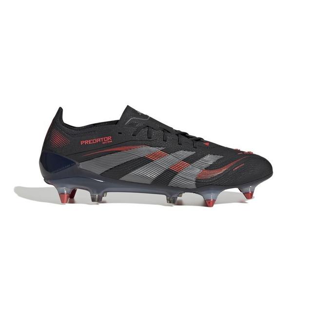 adidas Predator Elite Sg Stealth Victory - Core Black/grey Four/lucid Red - Soft Ground (Sg), size 47⅓ on Productcaster.