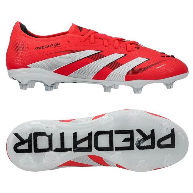 adidas Predator Pro Fg Pure Victory - Lucid Red/footwear White/core Black - Grass (Fg), size 38⅔ on Productcaster.