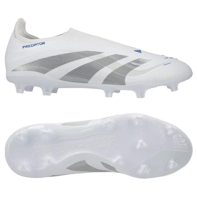 adidas Predator League Laceless Fg/ag Polar Victory - Footwear White/silver Metallic/bright Royal, size 37⅓ on Productcaster.