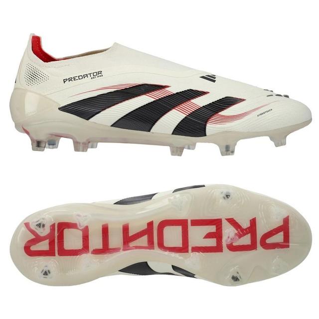 adidas Predator Elite Laceless Fg Champagne - Off White/core Black/pure Ruby - Grass (Fg), size 43⅓ on Productcaster.