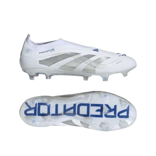 adidas Predator Elite Laceless Fg Polar Victory - Wit/zilver/blauw - Natuurgras (Fg), maat 46 on Productcaster.