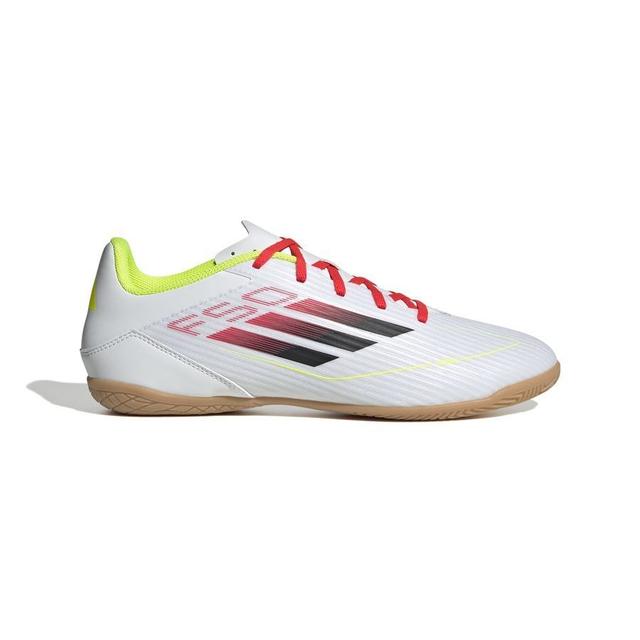 adidas F50 Club In Pure Victory - Footwear White/core Black/solar Yellow - Indoor (Ic), size 40⅔ on Productcaster.