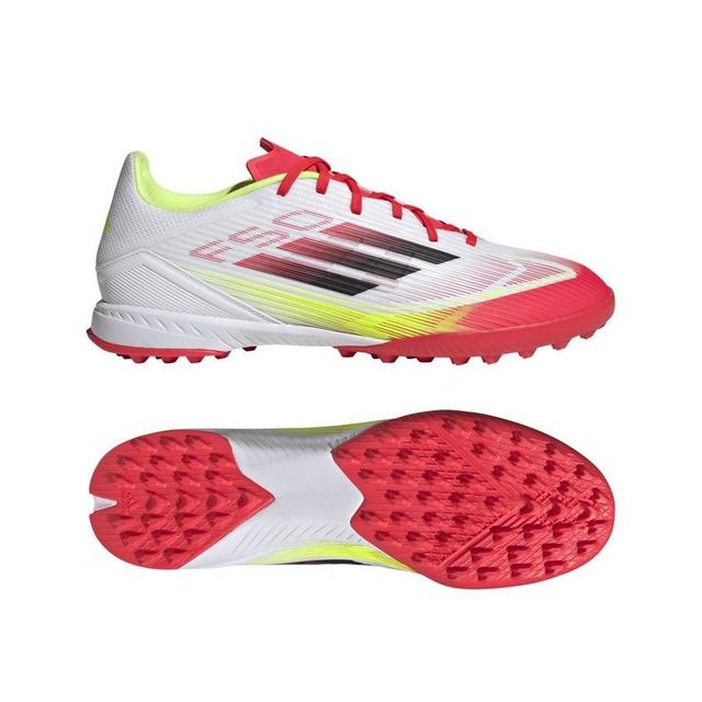 adidas F50 League Tf Pure Victory - Wit/zwart/geel - Turf (Tf), maat 42⅔ on Productcaster.