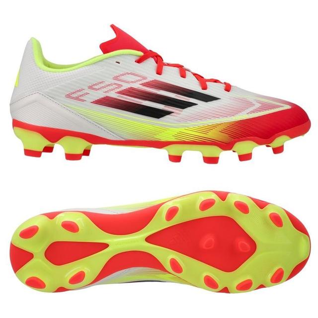 adidas F50 League Mg Pure Victory - Footwear White/core Black/solar Yellow, size 40 on Productcaster.