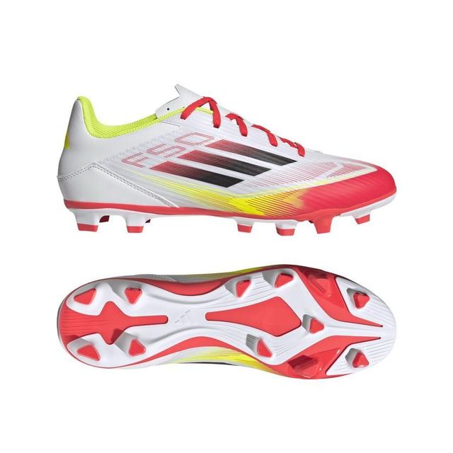 adidas F50 Club Fxg Pure Victory - White/core Black/solar Yellow, size 48 on Productcaster.