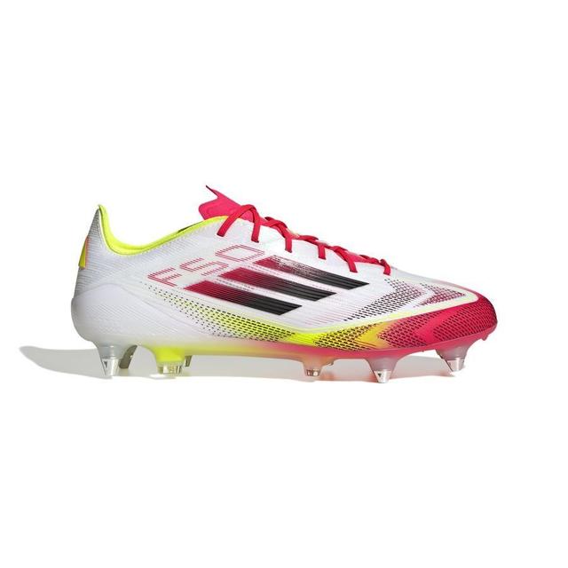 adidas F50 Elite Sg Pure Victory - Footwear White/core Black/solar Yellow - Soft Ground (Sg), size 48 on Productcaster.