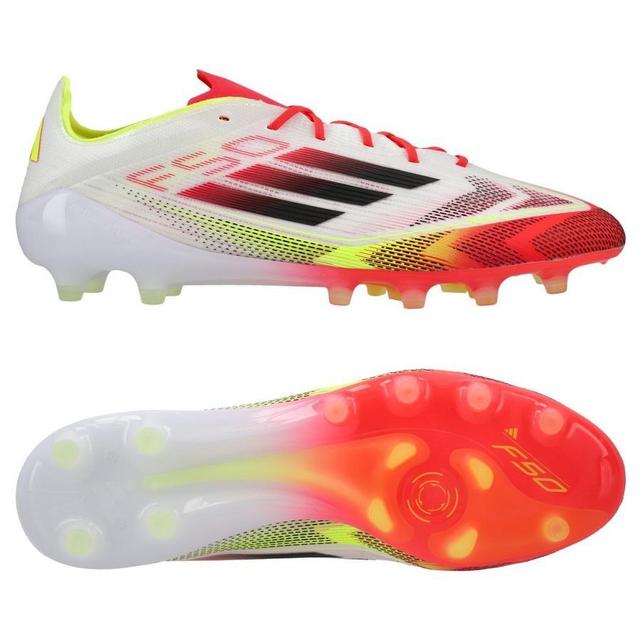 adidas F50 Elite Ag Pure Victory - Footwear White/core Black/solar Yellow - Artificial Grass (Ag), size 39⅓ on Productcaster.