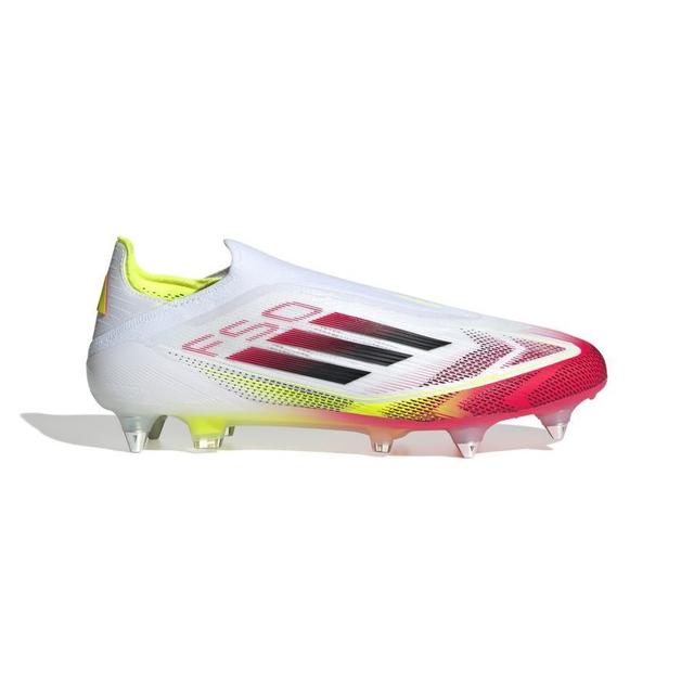 adidas F50 Elite Laceless Sg Pure Victory - Footwear White/core Black/solar Yellow - Soft Ground (Sg), size 48 on Productcaster.