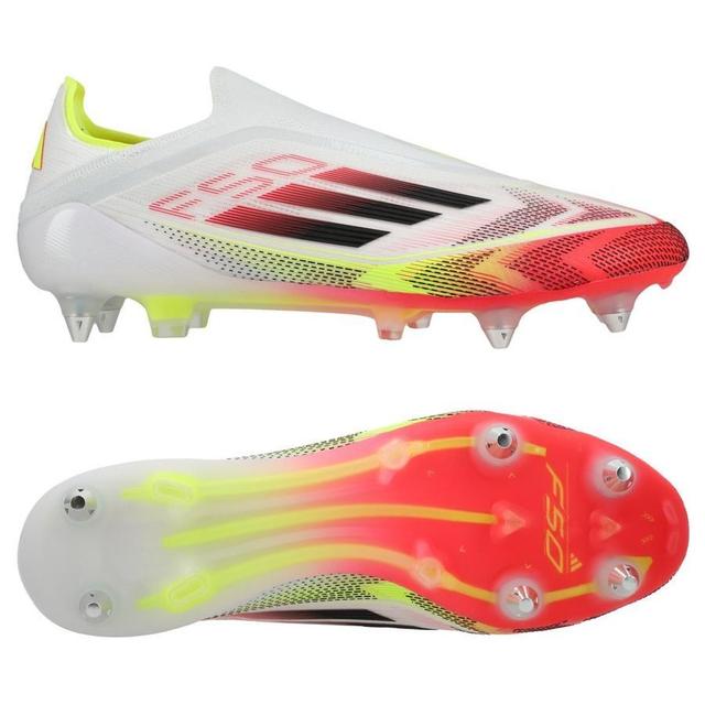 adidas F50 Elite Laceless Sg Pure Victory - Footwear White/core Black/solar Yellow - Soft Ground (Sg), size 44⅔ on Productcaster.