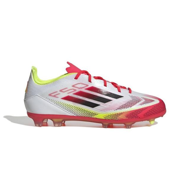 adidas F50 Elite Fg Pure Victory - Footwear White/core Black/solar Yellow Kids - Grass (Fg), size 31 on Productcaster.