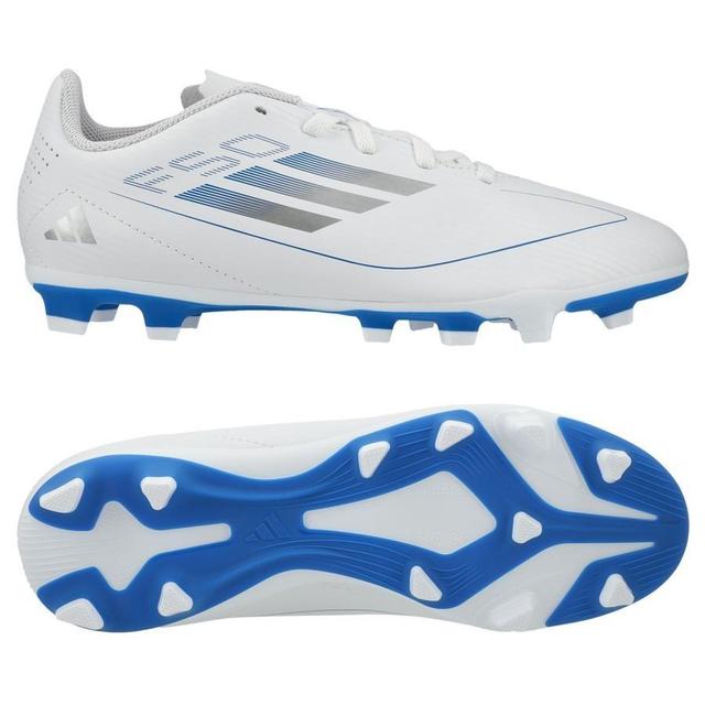 adidas F50 Club Fxg Polar Victory - Footwear White/silver Metallic/bright Royal Kids, size 28 on Productcaster.