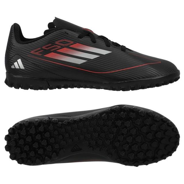 adidas F50 Club Tf Stealth Victory - Core Black/iron Metal/lucid Red Kids - Turf (Tf), size 28½ on Productcaster.