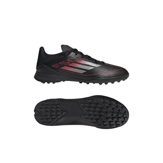 adidas F50 League Tf Stealth Victory - Core Black/iron Metal/lucid Red Kids - Turf (Tf), size 33½ on Productcaster.