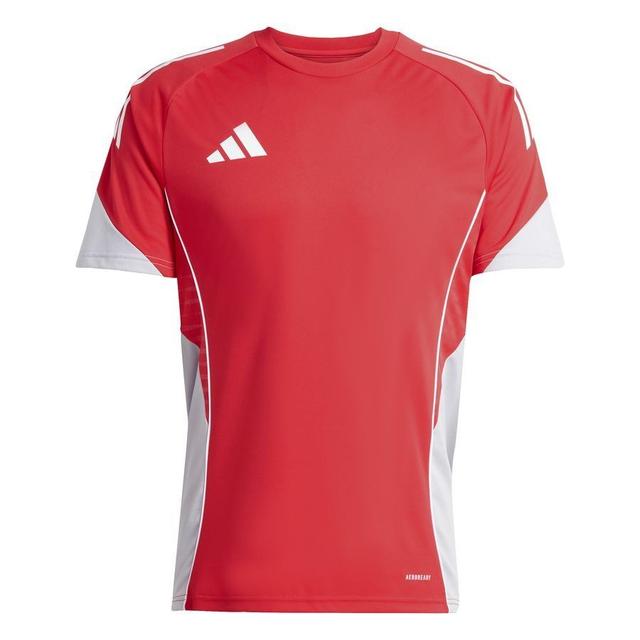 adidas Training T-shirt Tiro 25 Competition - Pure Ruby/team Grey Four, size XX-Large on Productcaster.