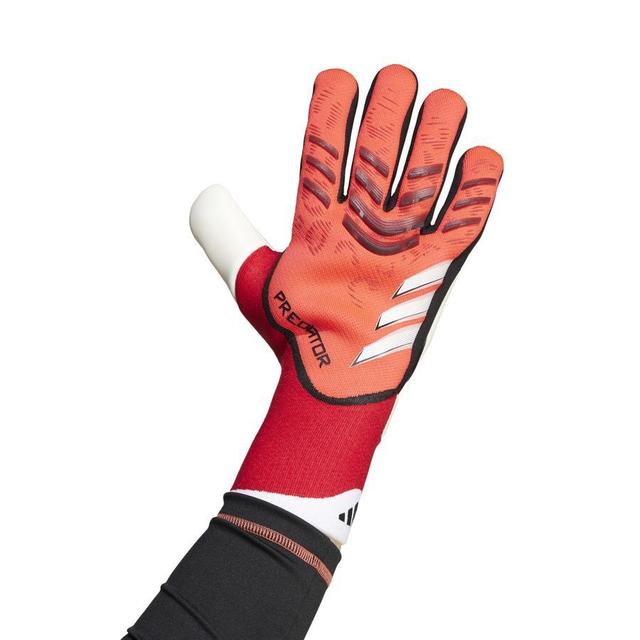 adidas Goalkeeper Gloves Predator Pro Pure Victory - Lucid Red/black/pure Ruby, size 9½ on Productcaster.