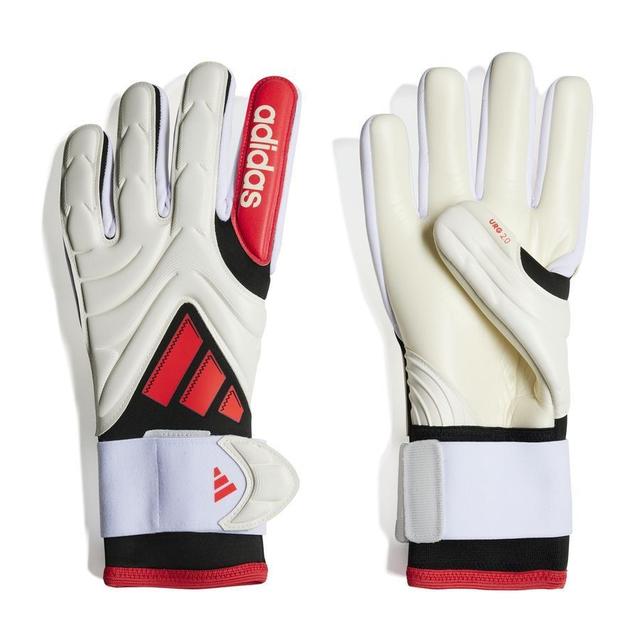 adidas Goalkeeper Gloves Copa Pro Pure Victory - White/lucid Red/black, size 5½ on Productcaster.