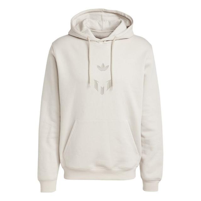 adidas Hoodie Messi - Beige, size Medium on Productcaster.