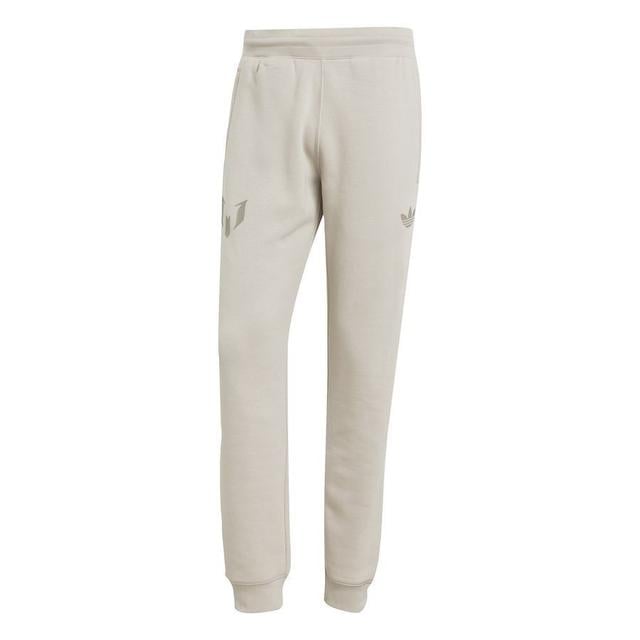 adidas Sweatpants Messi - Beige, size XX-Large on Productcaster.