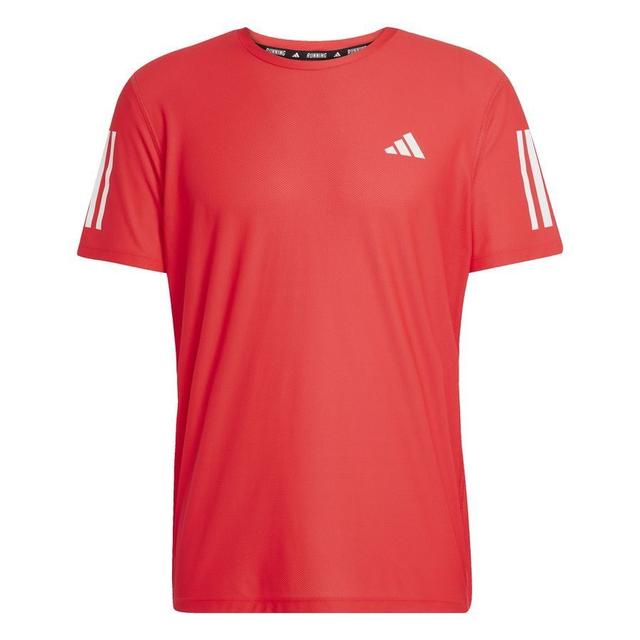 adidas Running T-shirt Own The Run - Pure Ruby, size X-Large on Productcaster.