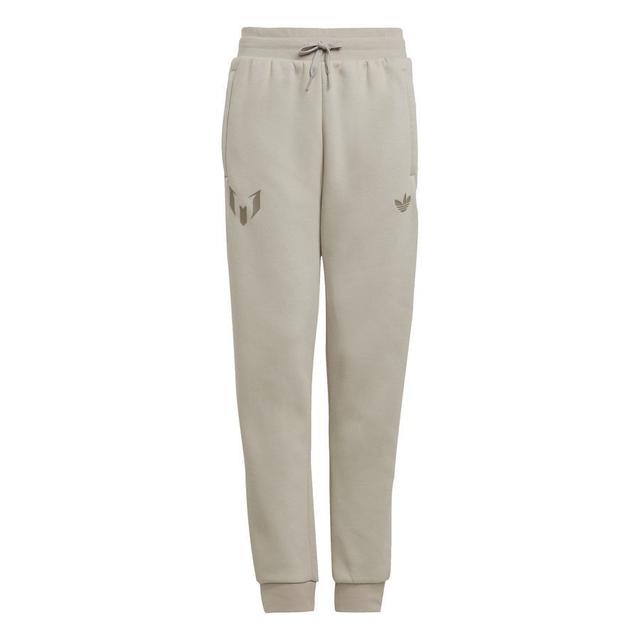 adidas Sweatpants Messi - Beige Kids, size 128 cm on Productcaster.