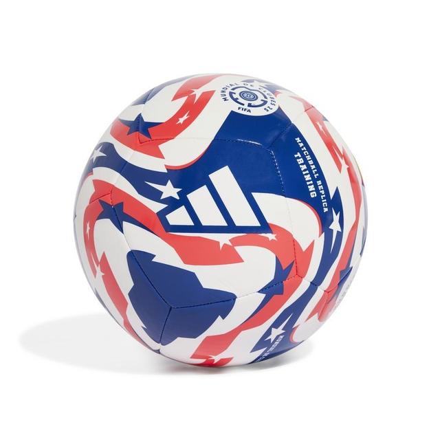 adidas Football Training Club World Cup 2025 - White/power Blue/lucid Red, size Ball SZ. 4 on Productcaster.