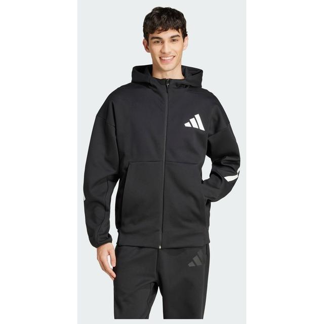 adidas New adidas Z.N.E. Trainingsjack Met Capuchon, maat X-Large on Productcaster.