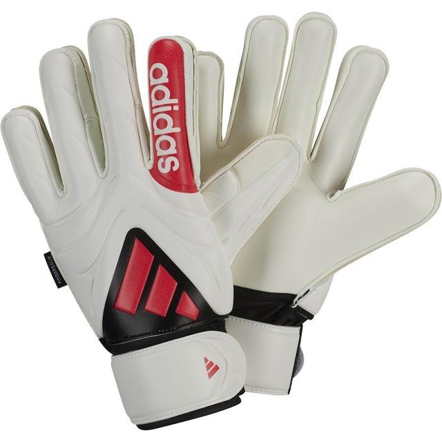 adidas Goalkeeper Gloves Copa Match Fingersave Pure Victory - White/lucid Red/black Kids, size 6½ on Productcaster.