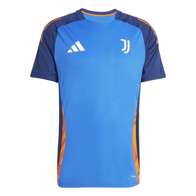 Juventus Training T-shirt Tiro 24 - Blue - adidas, size X-Small on Productcaster.