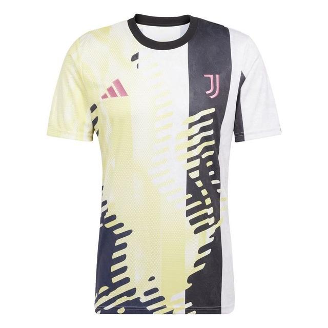 Juventus Training T-shirt Pre Match - Pure Sulfur/black/legend Ink - adidas, size X-Small on Productcaster.