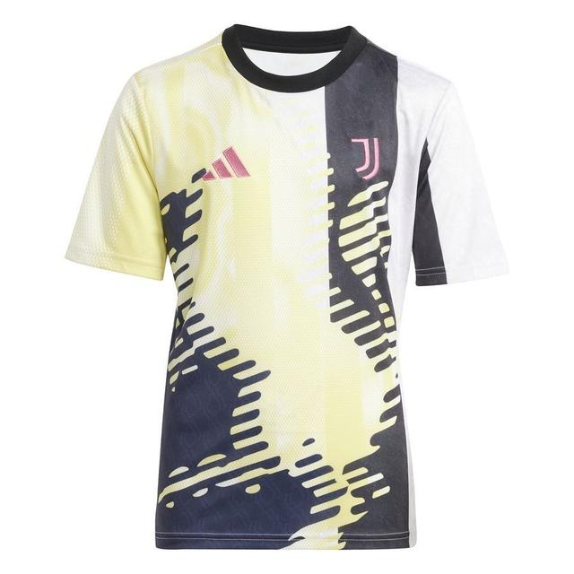 Juventus Training T-shirt Pre Match - Pure Sulfur/black/legend Ink Kids - adidas, size 164 cm on Productcaster.