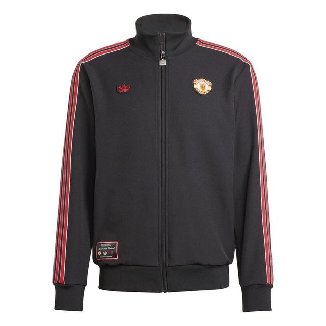 Manchester United Track Top Terrace Icons - Black - adidas, size X-Large on Productcaster.