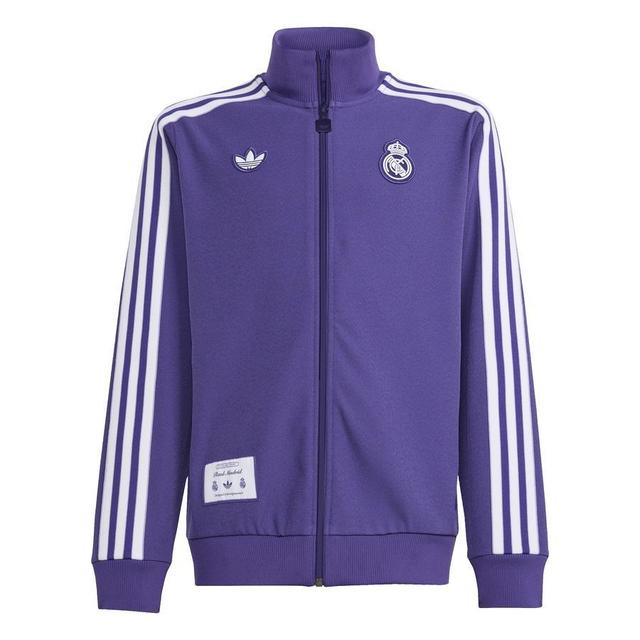 Real Madrid Track Top Terrace Icons - Unity Purple Kids - adidas, size 164 cm on Productcaster.