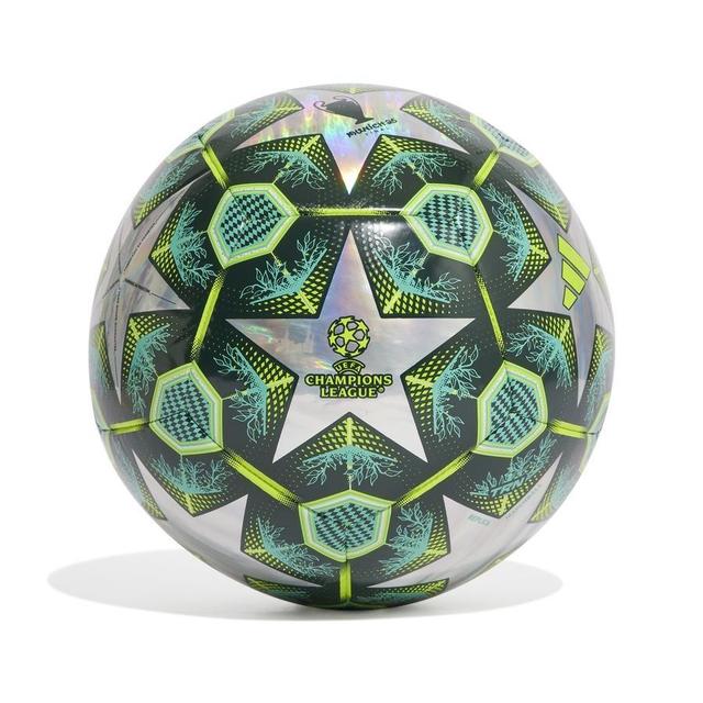 adidas Football Champions League Final 2024/25 Munich Training Foil - Shadow Green/platin Metallic, size Ball SZ. 4 on Productcaster.