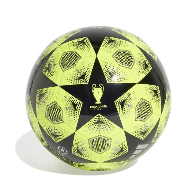 adidas Football Champions League Final 2024/25 Munich Club - Solar Yellow/black/silver Metallic, size Ball SZ. 3 on Productcaster.