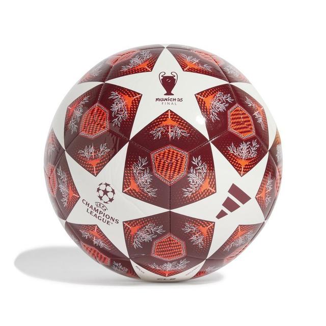 adidas Football Champions League Final 2024/25 Munich Club - Solar Red/white/collegiate Burgundy, size Ball SZ. 4 on Productcaster.