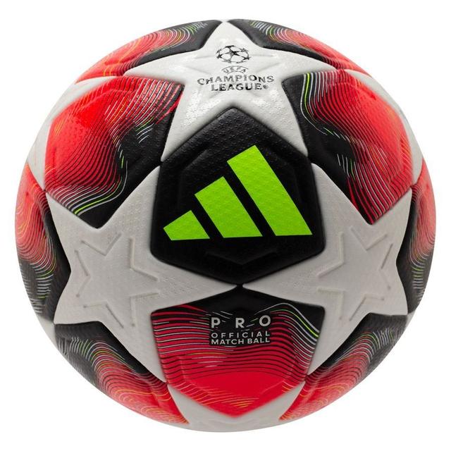 adidas Football Pro Champions League 3. 2024/25 Match Ball - White/lucid Red/lucid Lemon/silver Metallic, size Ball SZ. 5 on Productcaster.